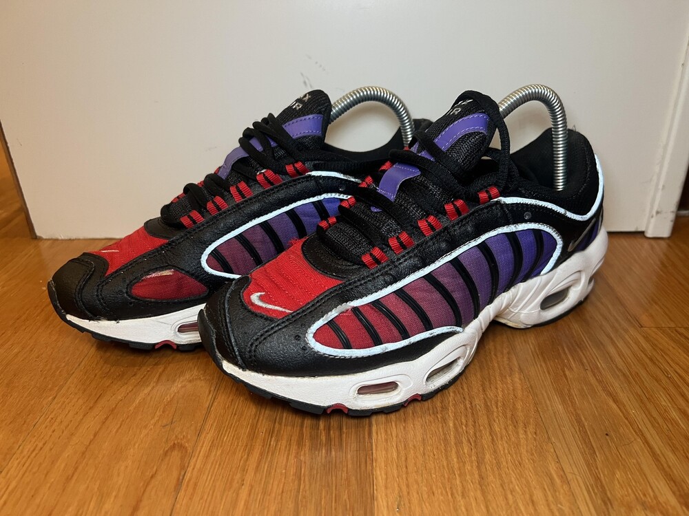 Nike Air Max Tailwind 4 Shoes Womens Size 8 Black Red Purple Running Sneakers